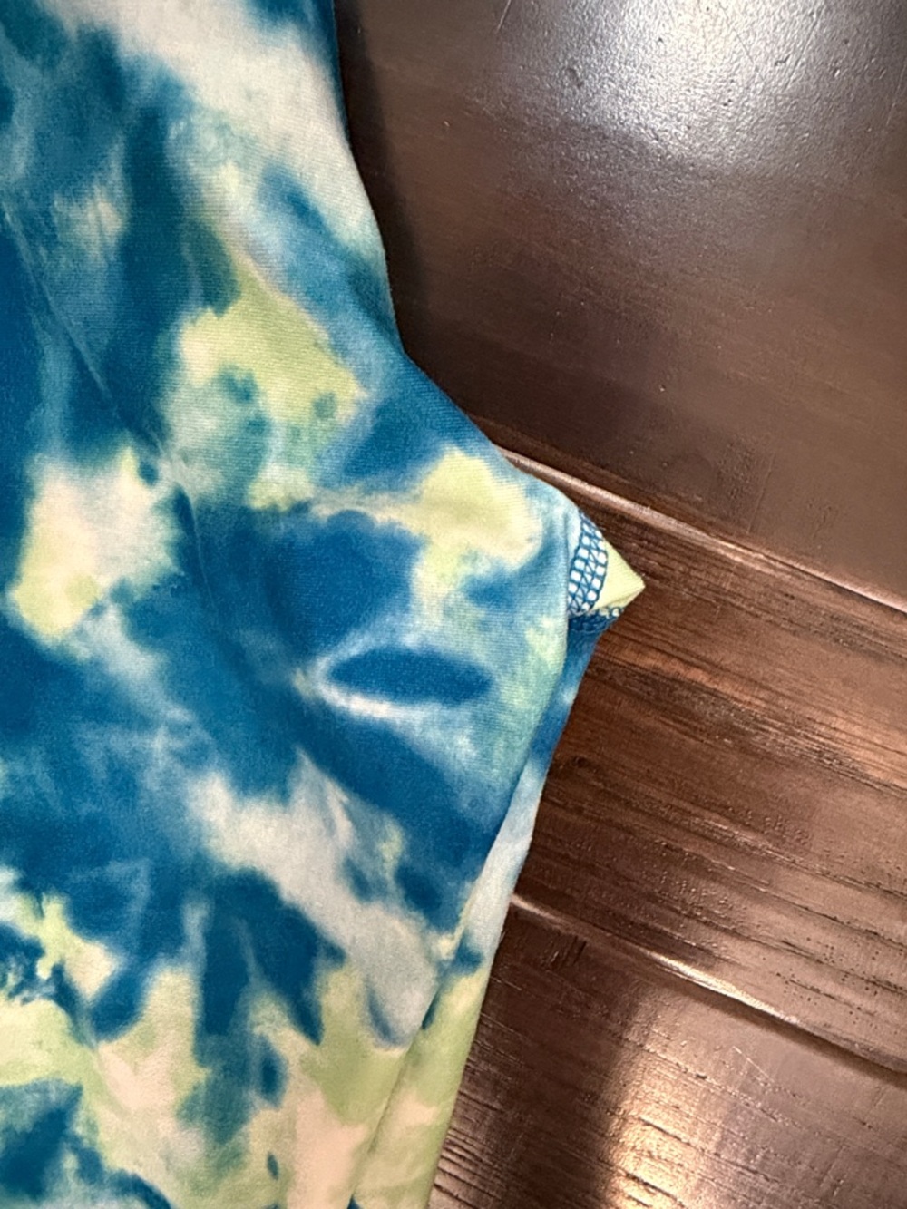 Wildfox Blue, Yellow & White Tie-Dye Leggings - Picture 5 of 12